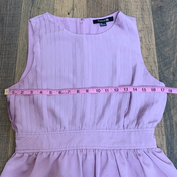 Forever 21 Lilac Purple Mini Dress Sz Small - Picture 4 of 10